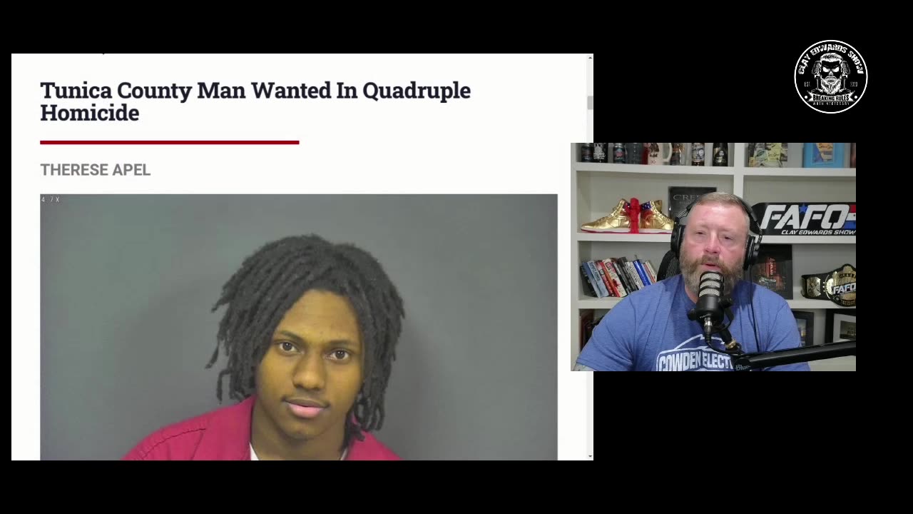 Black Tunica County Man Wanted In Quadruple Homicide - Democrat Death Culture Strikes Again!!