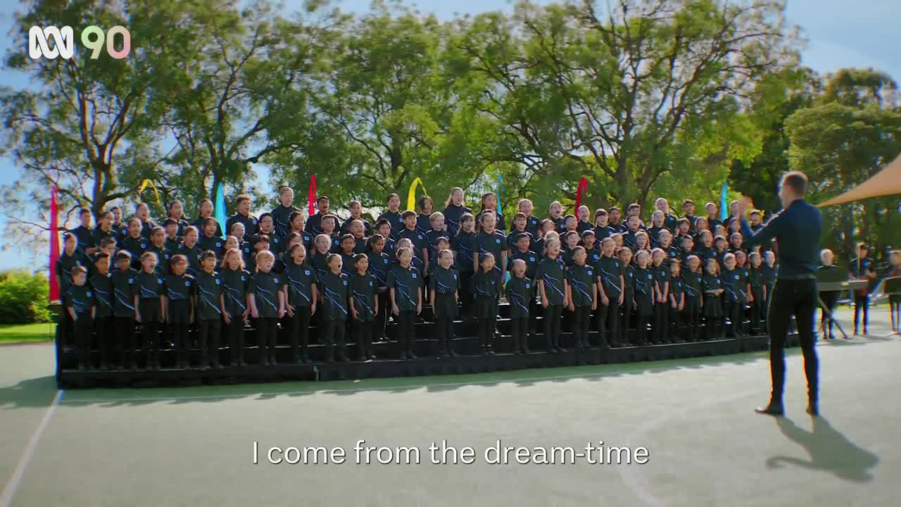 90 school kids perform 'I Am Australian' | ABC90 | ABC Australia