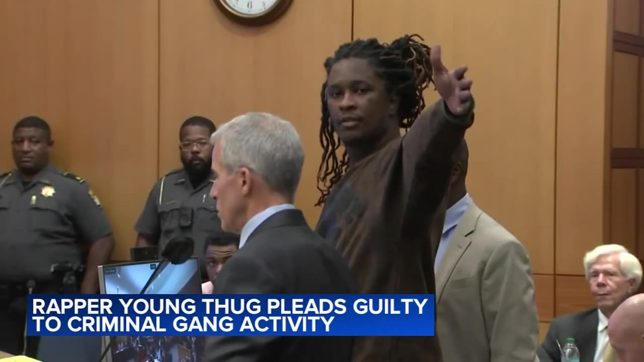 Rapper Young Thug pleads guilty to criminal gang activity, released on house arrest