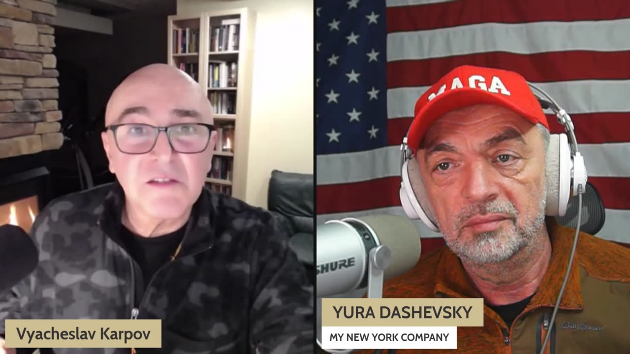 1993 ВЖИВУЮ/LIVE с профессором социологии Славой Карповым (Kalamazoo, MI)