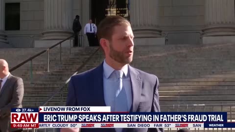 Trump fraud trial : eric trump gives testifies 'its insane'| EveryArtMaster17