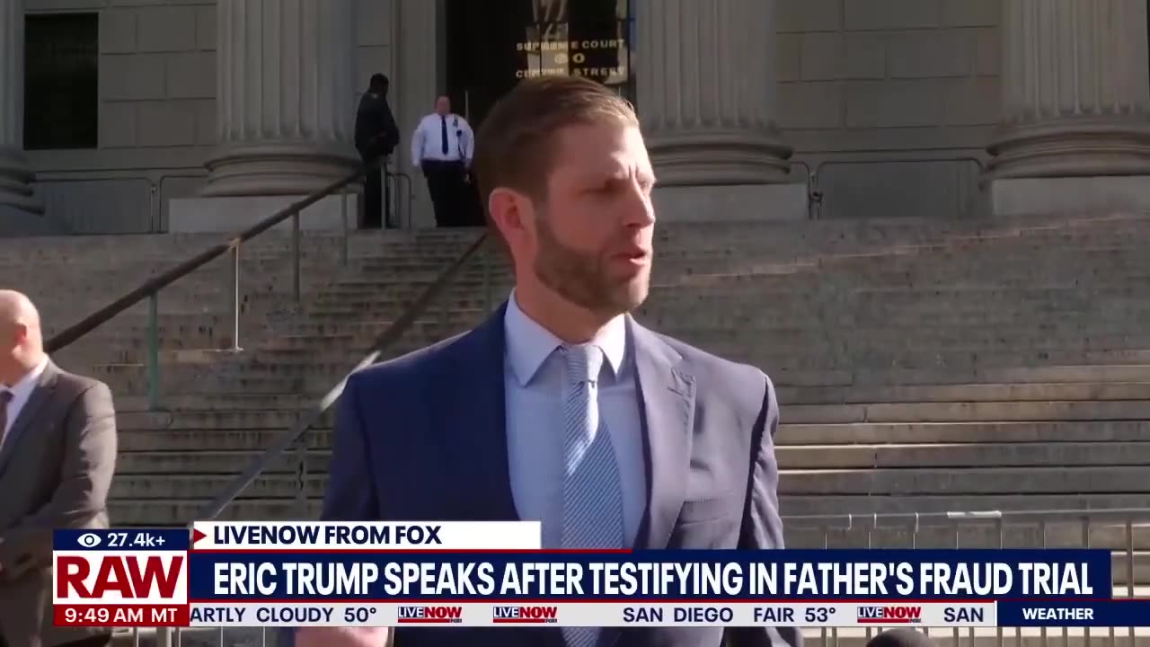 Trump fraud trial : eric trump gives testifies 'its insane'| EveryArtMaster17