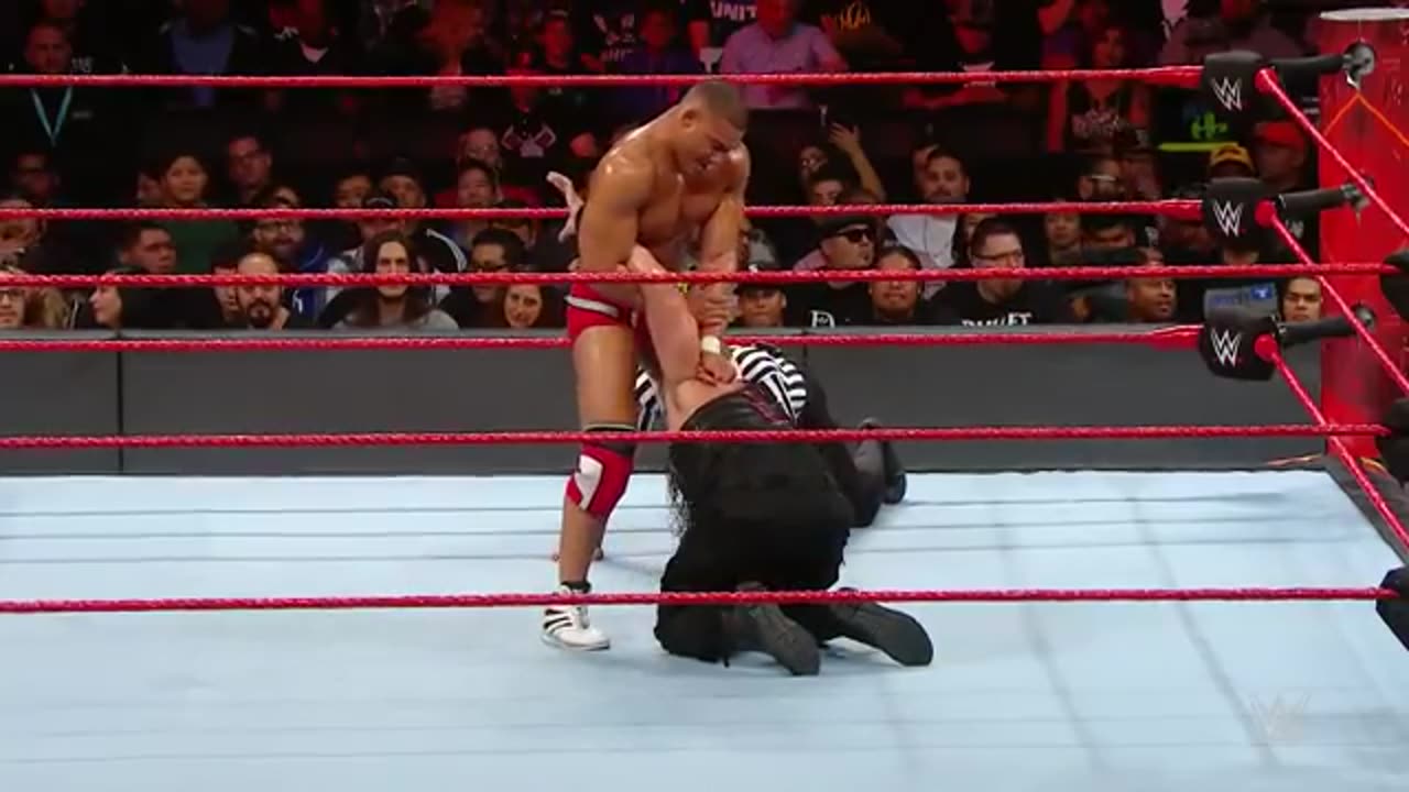 #roman reigns vs jason jordon international wresling#