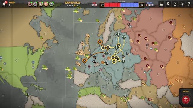 Subscriber Amund *Rank 1st in the world* (Allies) V. Me (Axis). Axis & Allies Online 1942. Ep. 7.