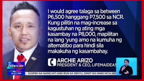 P1,000 dagdag-sahod ng mga kasambahay sa NCR aprubadona。