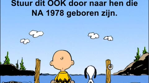 Wij mensen van voor 1978