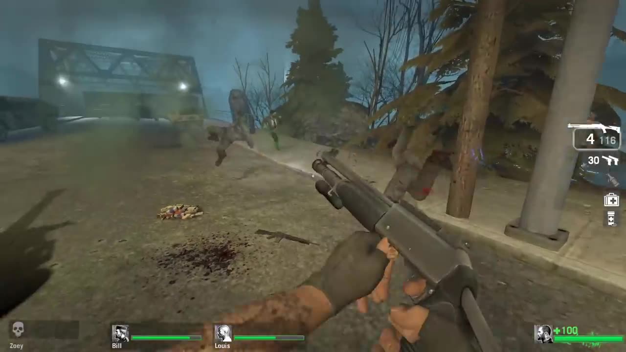 Left 4 Dead - Solo Expert No Damage (100_ Crash Course)