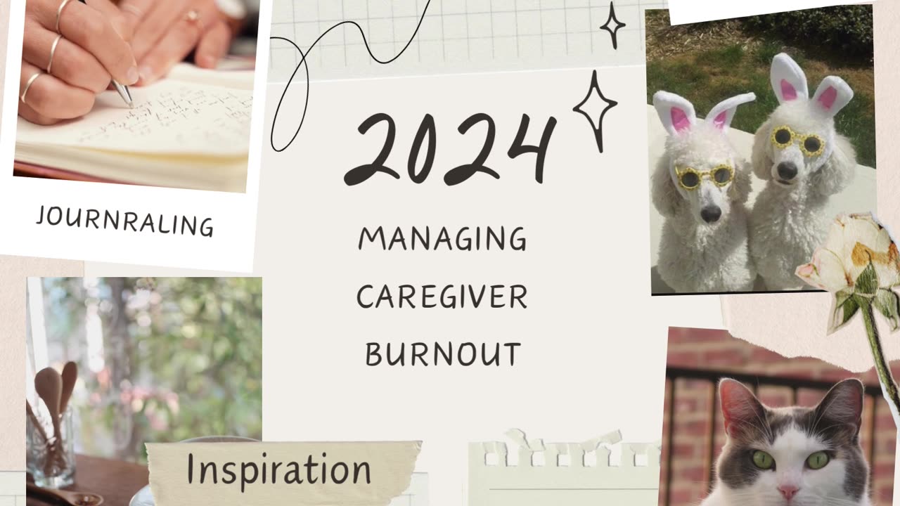 Alzheimer Survivor - Managing Caregiver Burnout - Journal & Pet