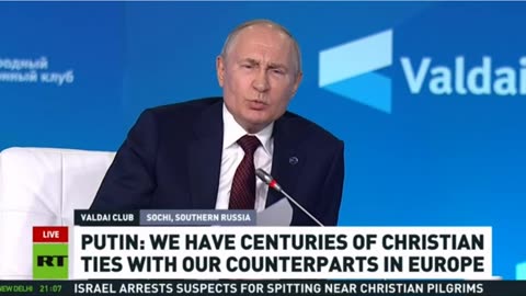 Putin speaks at Valdai Discussion Club Part 1