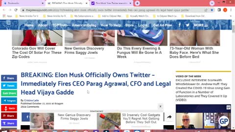 Chaos News Special Elon Now Owns Twitter Edition