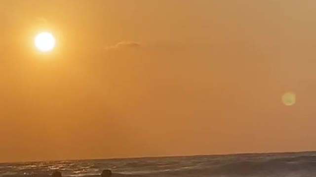 POV: you land in a new country and you get to watch the sunset into thesea