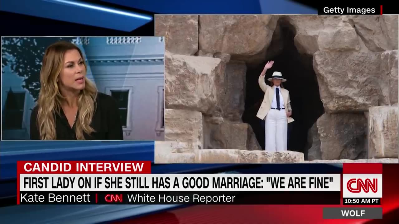 Reporter asks Melania Trump: Do you love your husband?