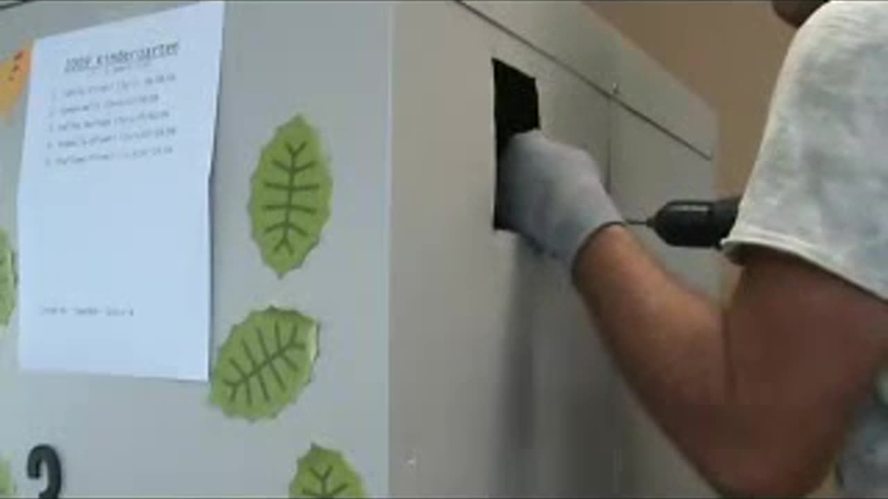 How to Cut Hole in Steel Cabinet for Dummies...Part 1