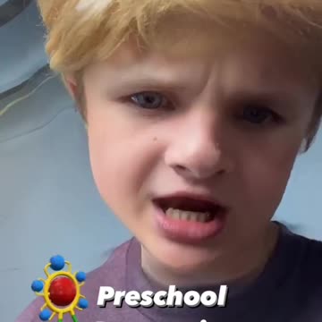 Preschool Apprentice: First day of School
