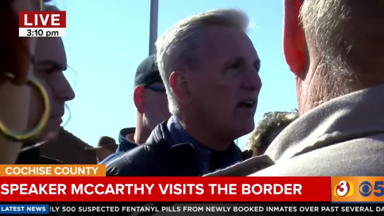 Kevin McCarthy at the border: "The number one employer in this community is now the cartel"