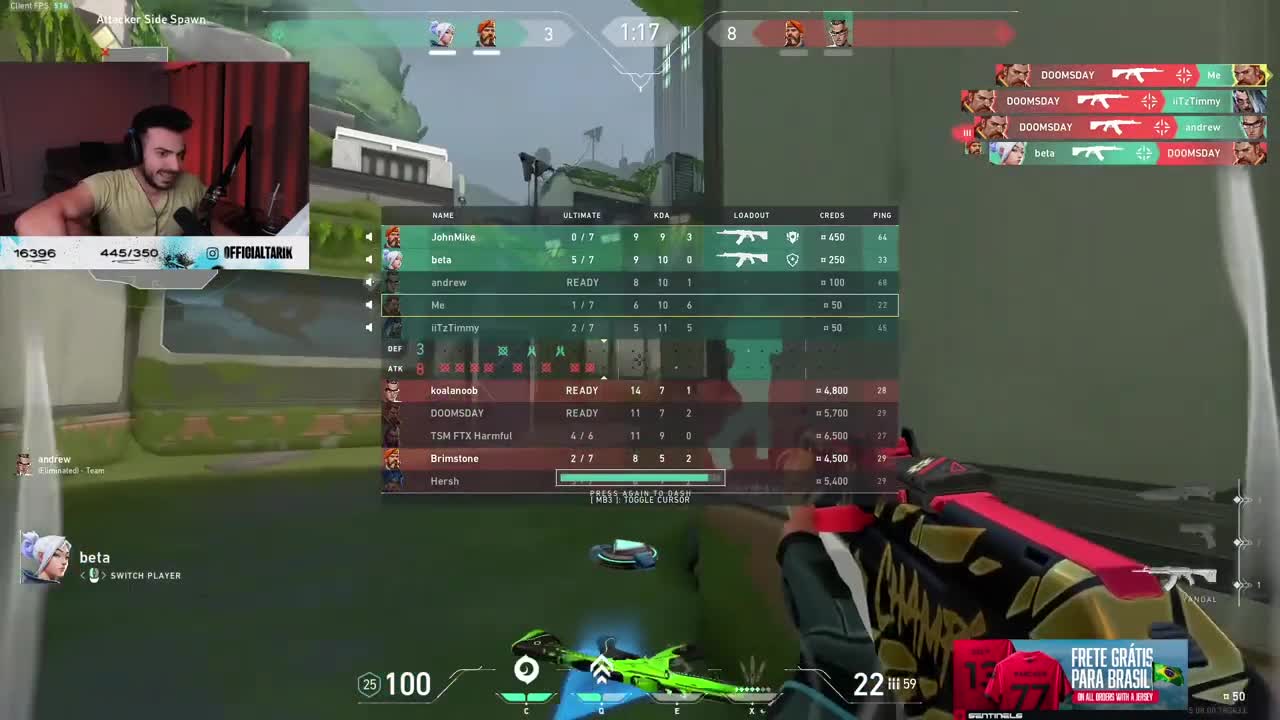 how to check corners in valorant ft tarik