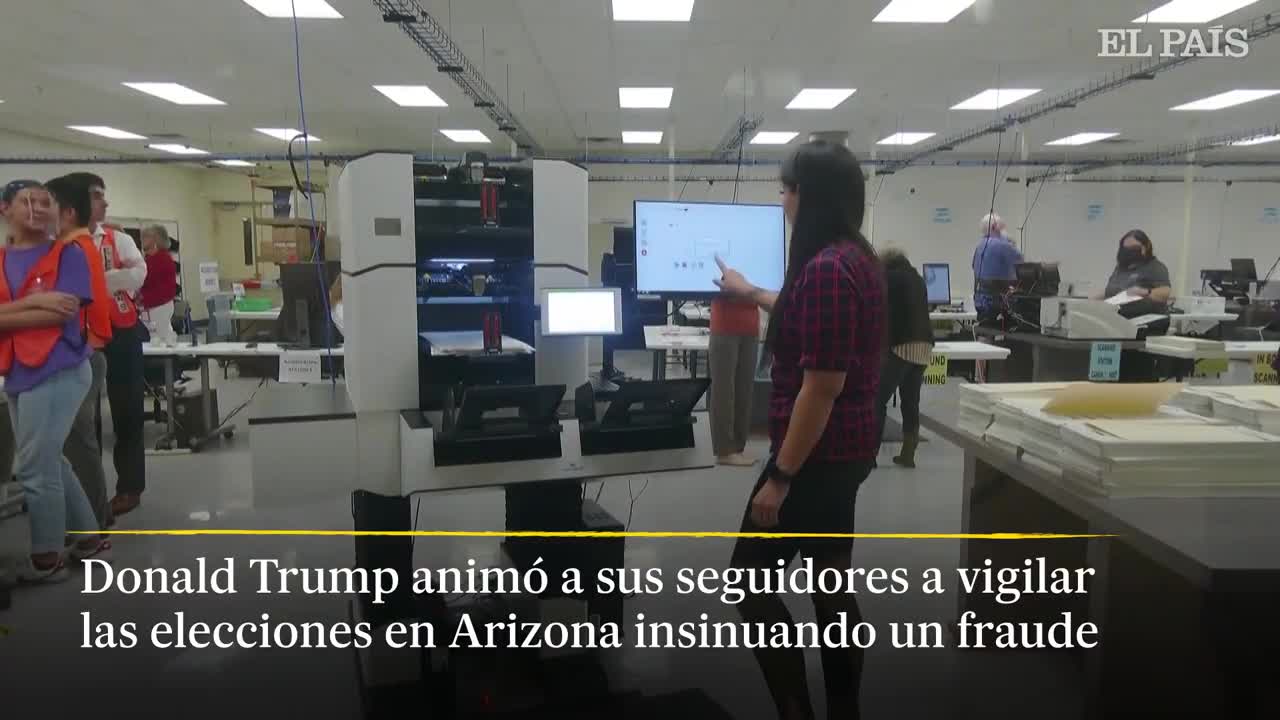 Donald Trump insinúa un fraude electoral en Arizona _ EL PAÍS