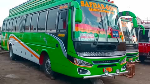 Handmade passenger bus manufacturing in Pakistan