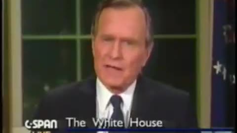 George Bush and his New World Order plan