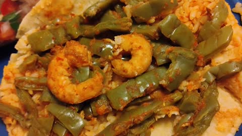 Tacos Nopales con Camaron 🍤 y 🌵 en Espanol