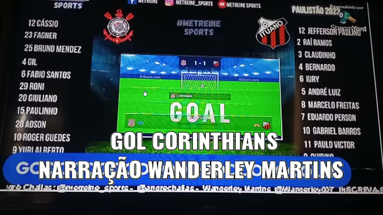 Narração do gol mais emocionante do mundo