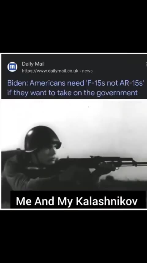 When The System Saids _AR15s aren't enough_....Get A Kalashnikov
