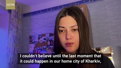 Kharkiv resident reacts to explosions Hopes the war will avoid us