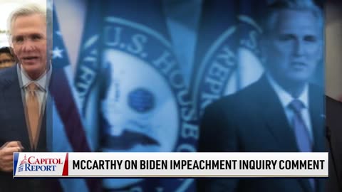 House Speaker Kevin McCarthy Floats Impeachment Inquiry of Biden