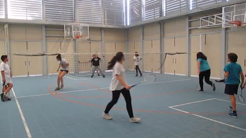 Treino de Badminton a 3 de Maio