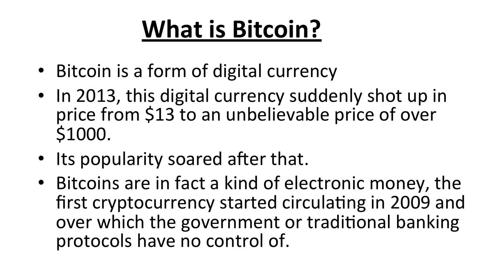 What is BITCOIN