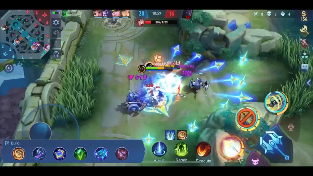 gusion one skill one kill build be like: