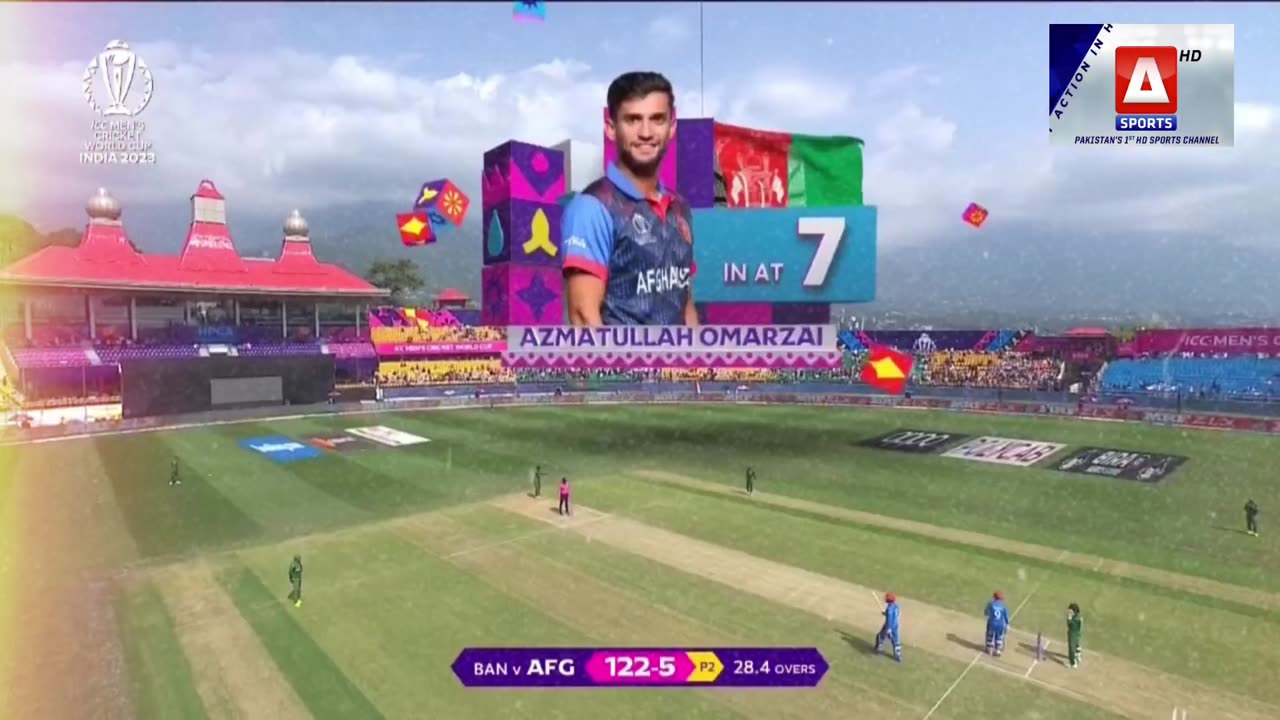 BAN VS AFG first inning highlights ICC World Cup