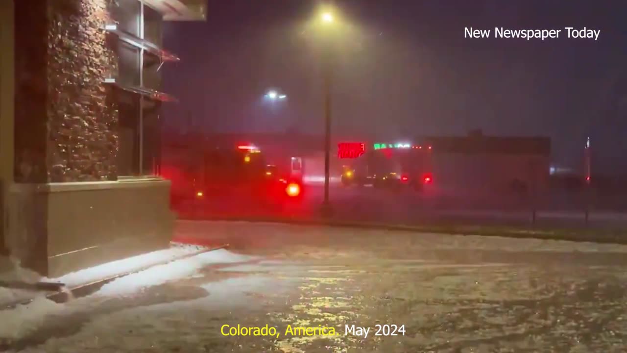 UNREAL..Colorado, USA is being devastated! Panic in Yuma! Storm and 6-inch hail