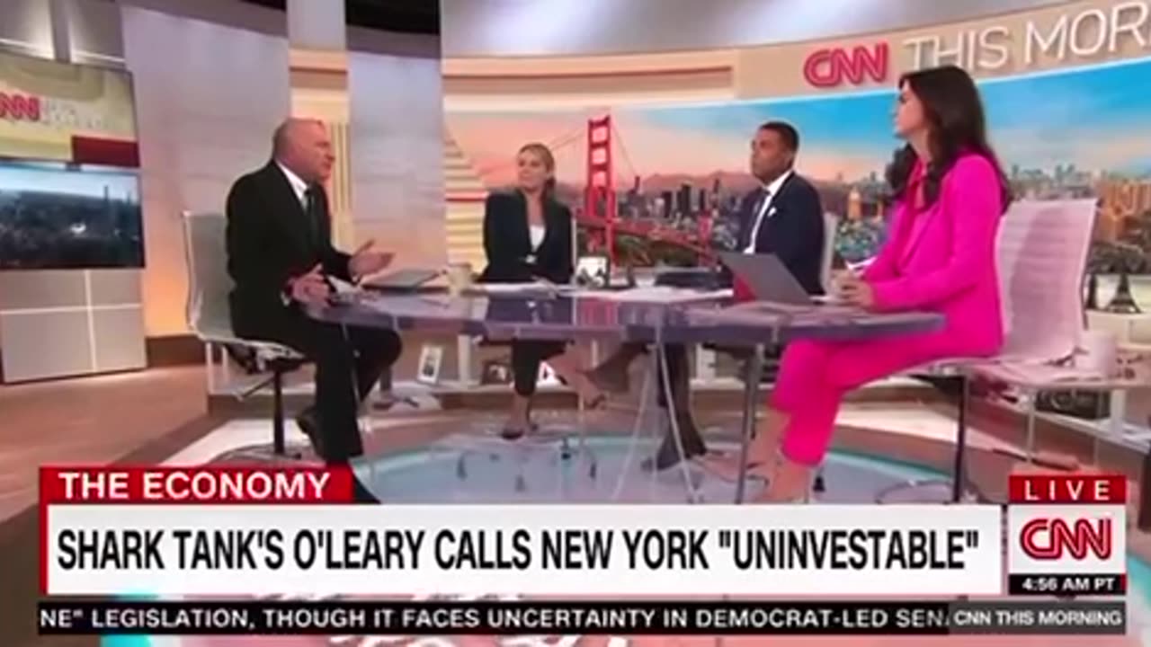 SHARK TANK’s Kevin O’Leary RedPills CNN, Declares Blue States from California>New York Un-Investable