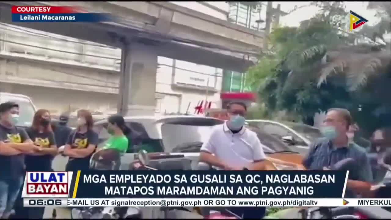 Lindol, naramdaman sa ilang bahagi ng Metro Manila(1)