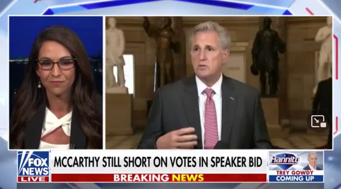 Lauren Boebert goes FULL-SAVAGE mode, bLASTS Hannity on LIVE TV over Kevin McCarthy's