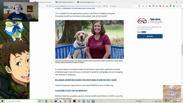 Service Dog At Kids' Hospital