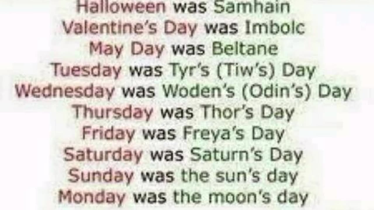 Calenders Are Pagan
