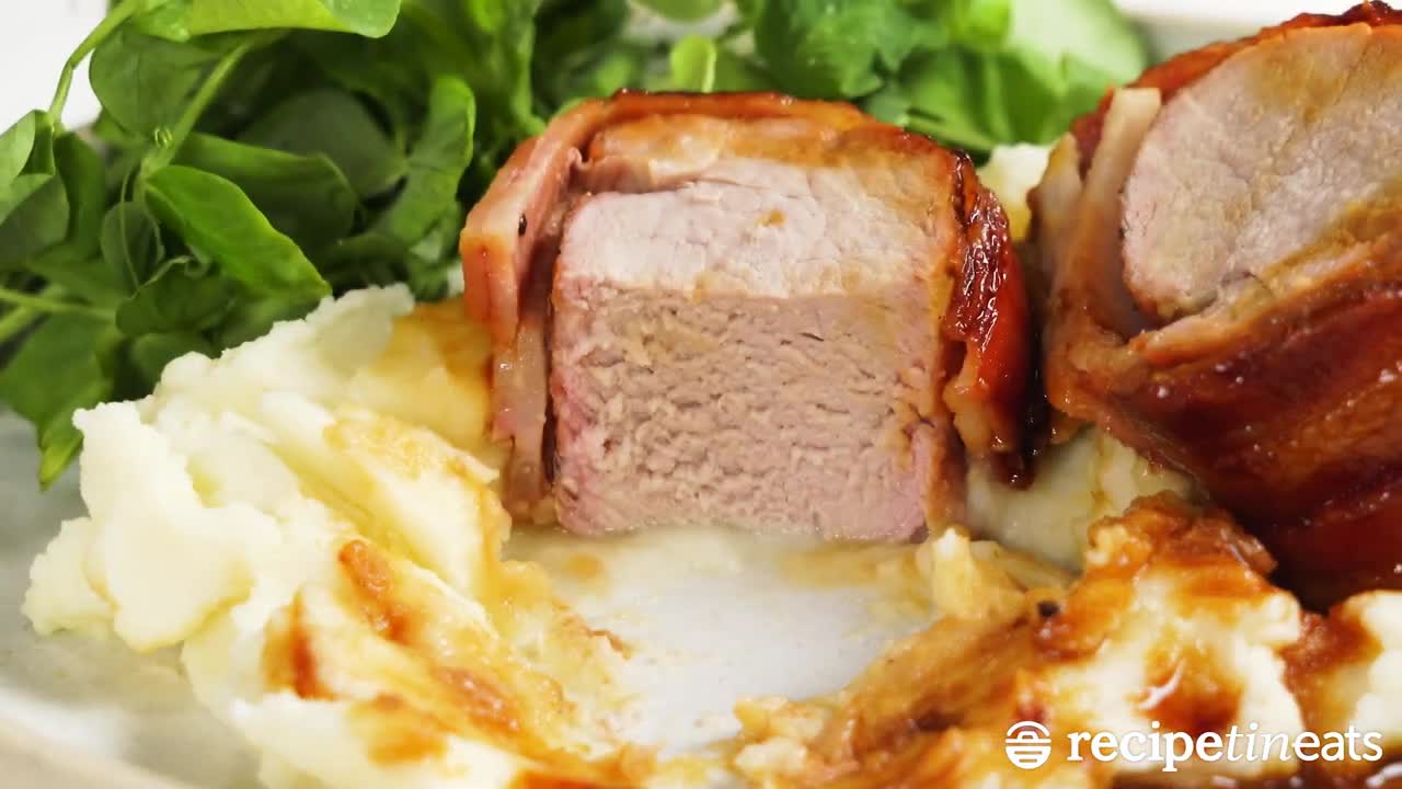 Bacon Wrapped Pork Tenderloin