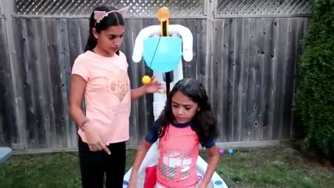 Splash dunk tank challenge family fun activities