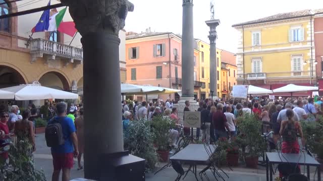 31-07-2021 - RAVENNA NO GREEN PASS - Parte 4 - 00021 - Piazza del Popolo