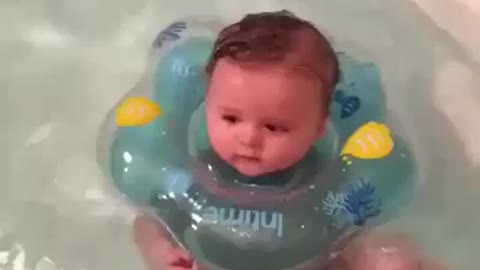 Amazing baby neck float safe