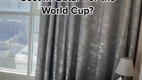 An England football fan in Qatar filmed himself