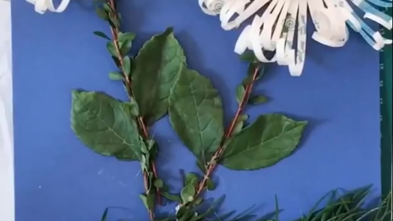 DIY Leaf Wall Art Real handmade Art work