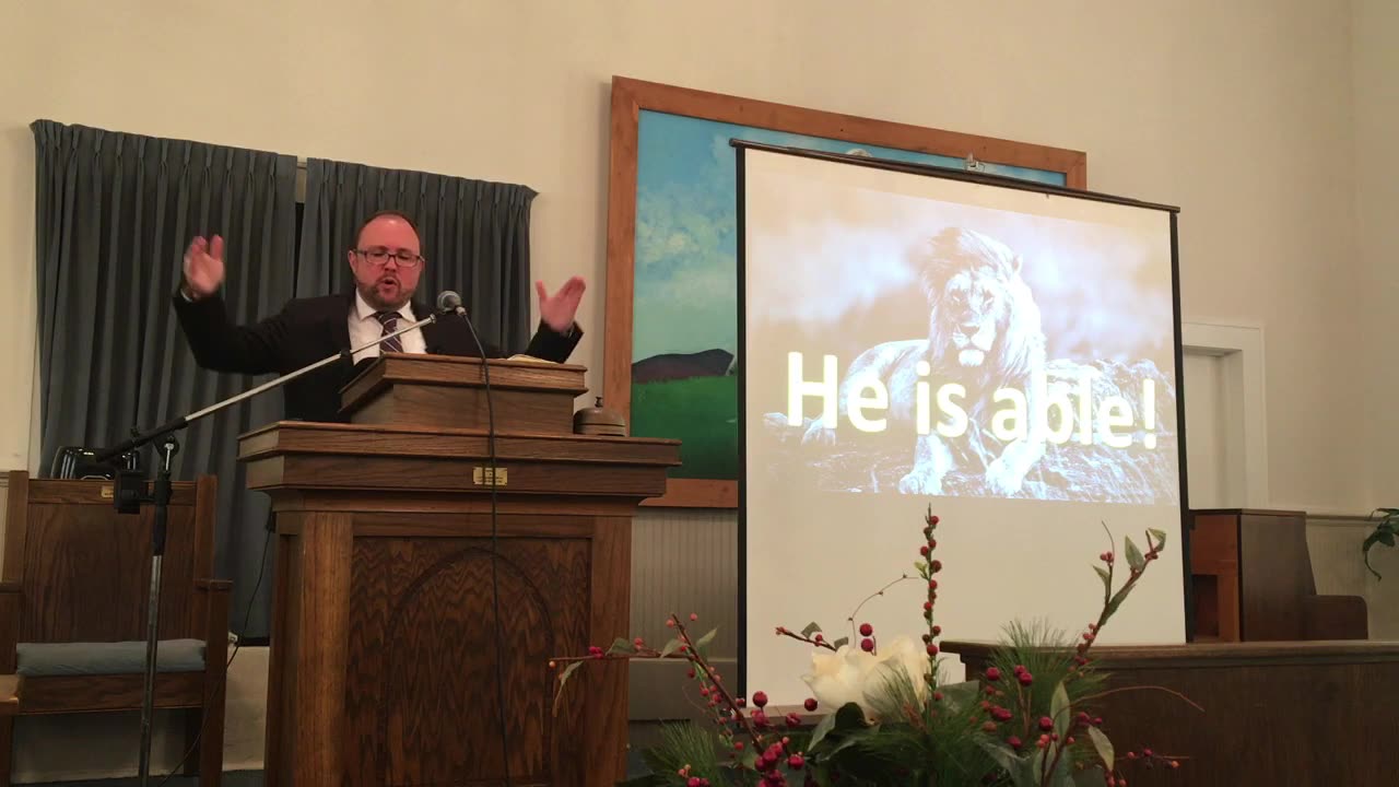 Pastor Gene Miller's sermon at Castleberry Baptist Church on January 14, 2024.