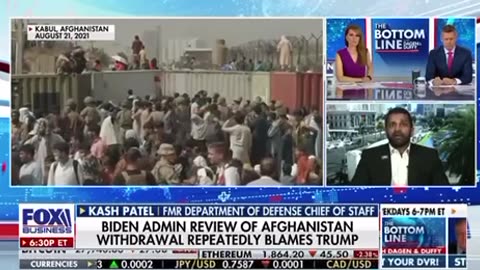 Kash Patel on the Biden administration blaming Trump for Afghanistan