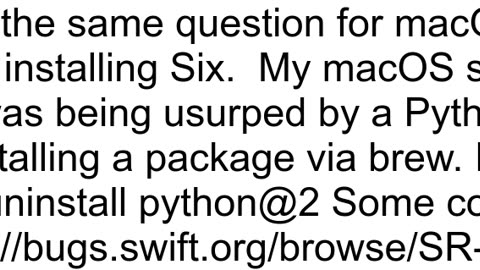 How to install the Six module in Python27