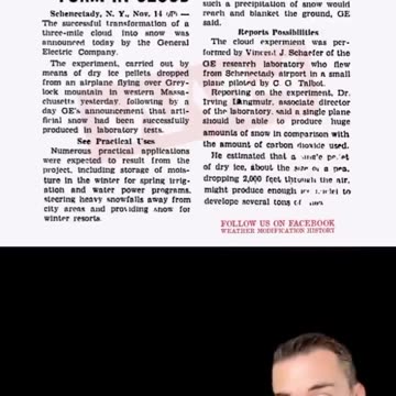 Weather Modification