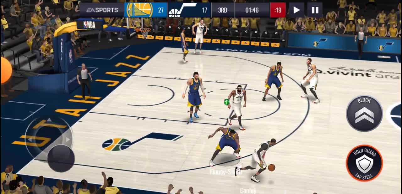 PLAYING NBA LIVE FOLLOW/LIKE