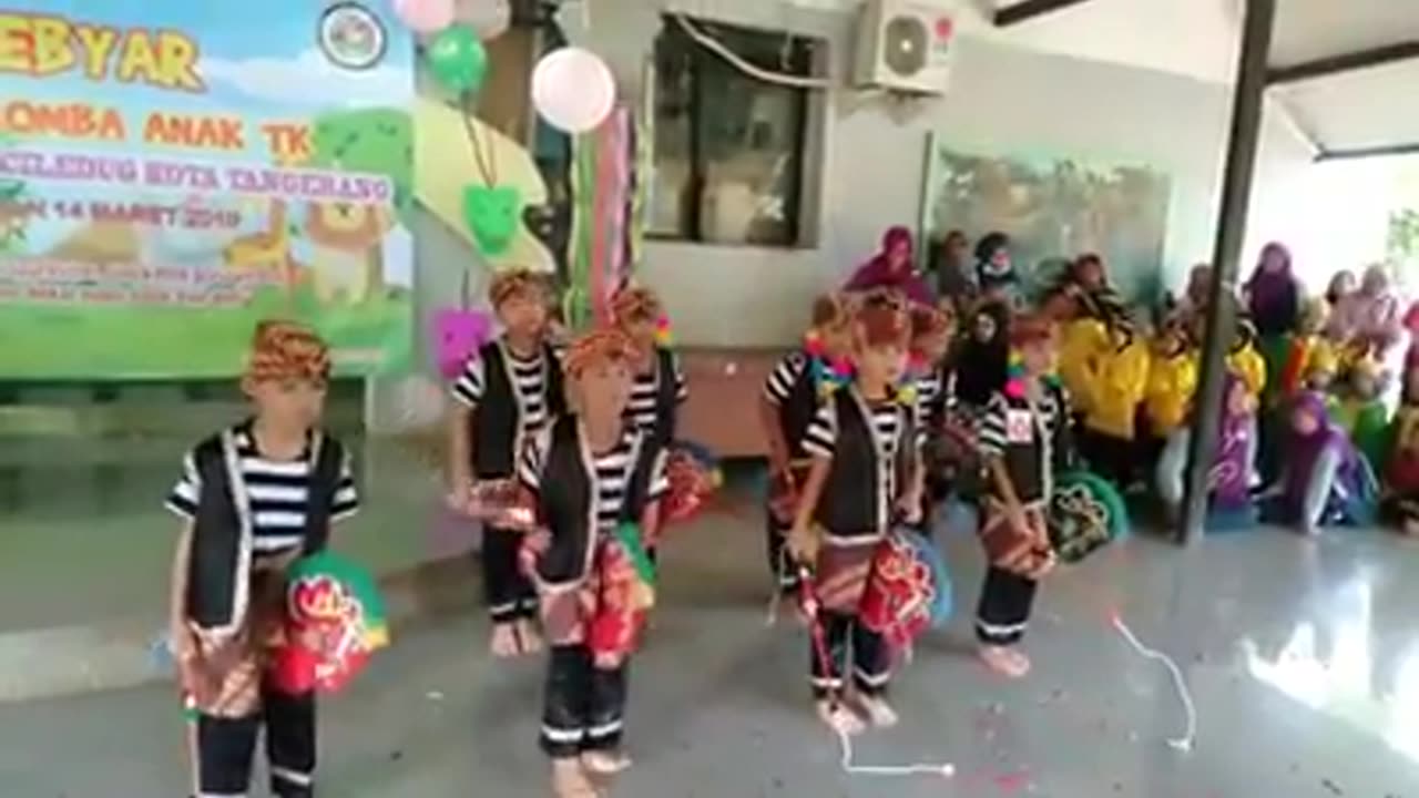 Bocil performs traditional arts and culture